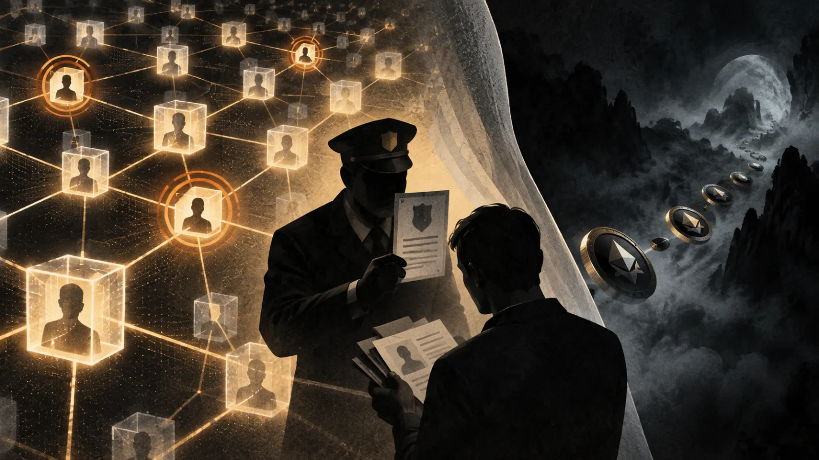 Public ledger targets give way to a private ransom trail.